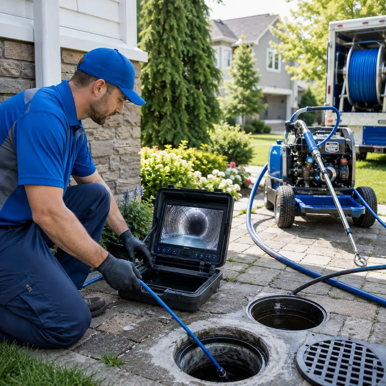 Outdoor drain cleaning professionals serving Belle, MO